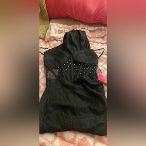Black sparkly formal dress